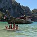 baignade apres la visite de la grotte d'emeraude