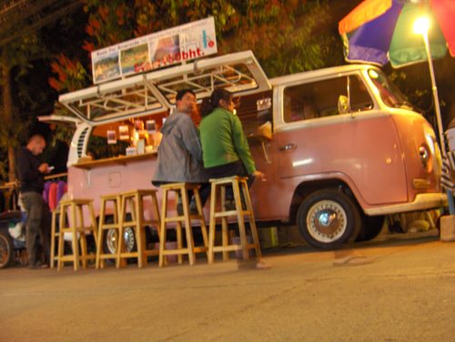 un WV reconverti en bar a expresso