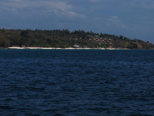 Long Beach, vue du bateau pour Krabi